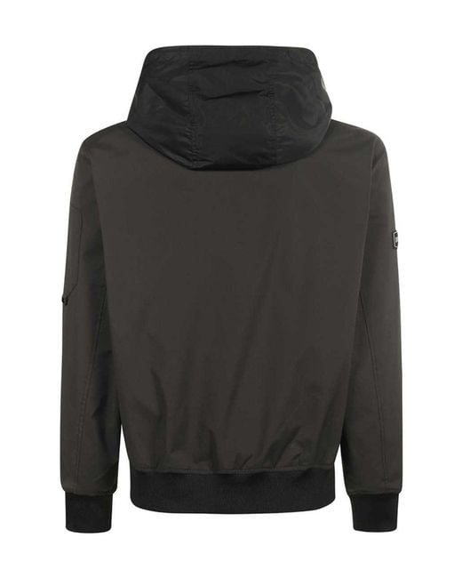 Duvetica Black Long-Sleeved Casual Jacket for men