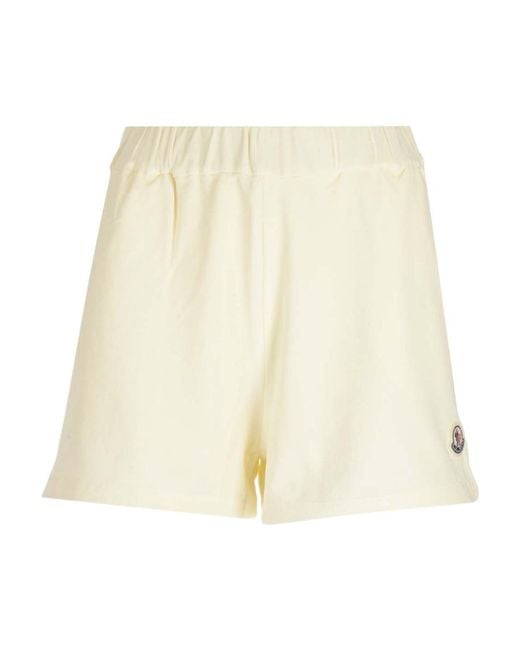 Moncler Natural Terrycloth Shorts