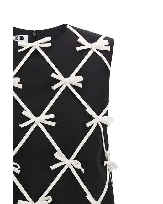 Moschino Black Bow Dress
