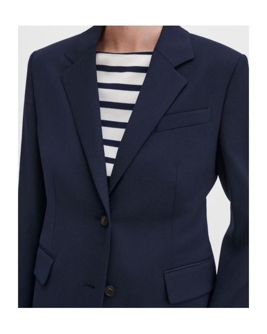 Filippa K Blue Buttoned Pocket Jacket