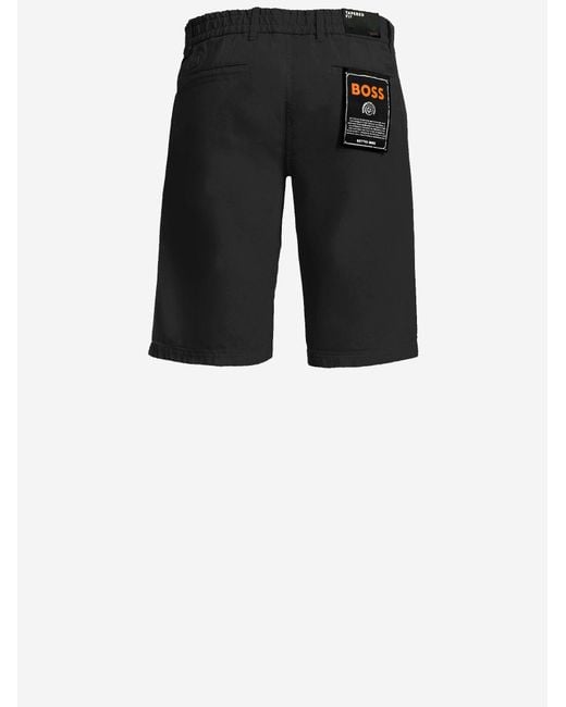 Boss Black Relaxed Fit Drawstring Shorts for men