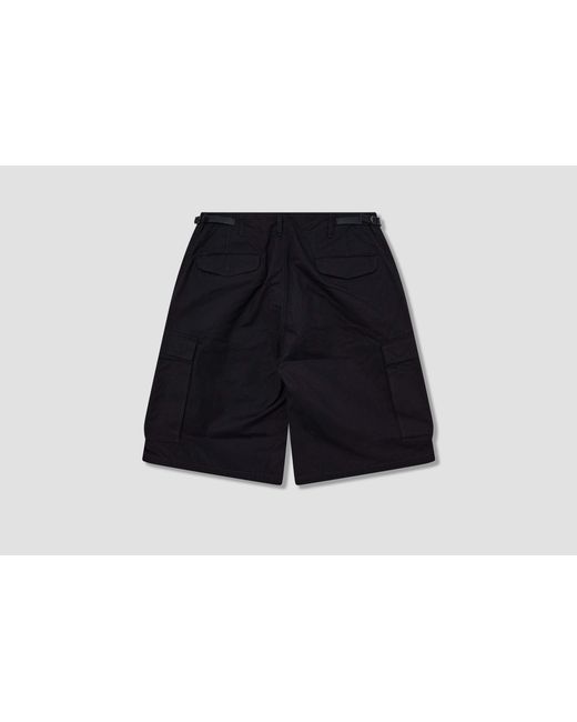 Nanamica Black Cargo Shorts for men