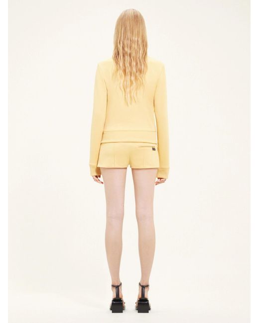 Courreges Natural Drawstring Shorts