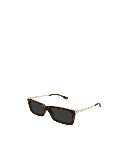Saint Laurent Black Eyewear Rectangle-Frame Sunglasses for men