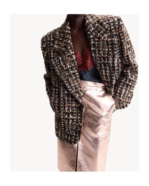 Saint Laurent Gray Long-Sleeved Jacket