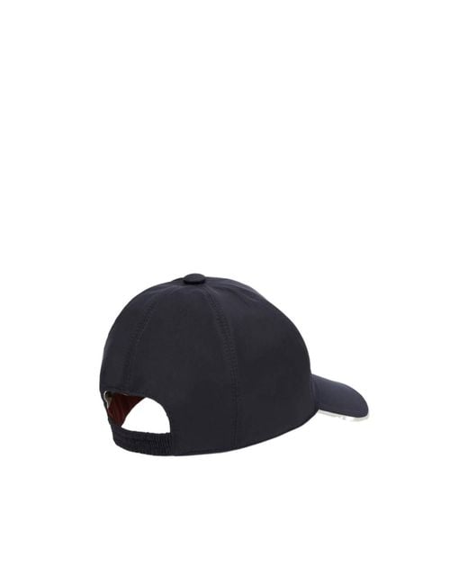 Loro Piana Blue Logo-Embroidered Baseball Cap for men