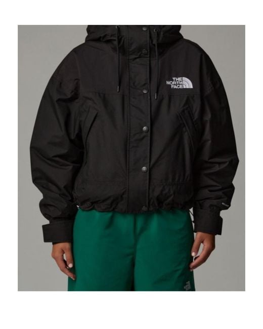 The North Face Black Logo Embroidered Hooded Jacket