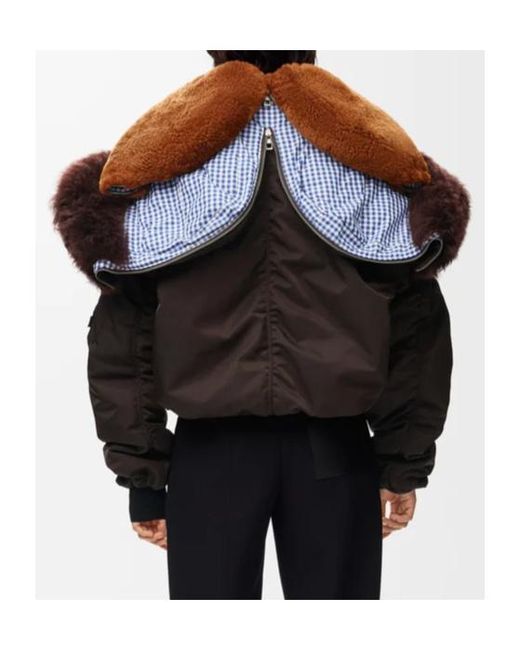 Loewe Brown Bomber Jacket