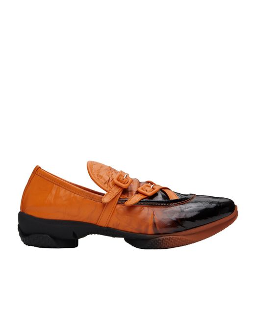 Kiko Kostadinov Brown Sonia Buckled Loafers