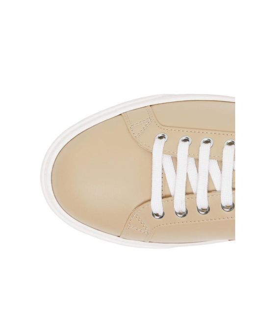 Burberry Natural Stripe-Detail Low-Top Sneakers for men
