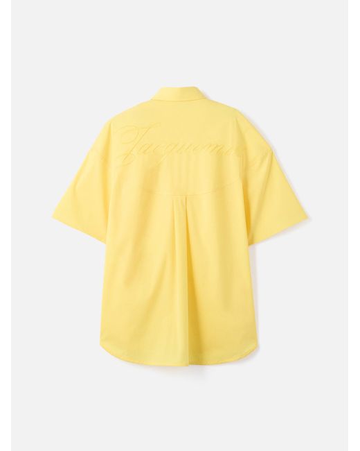 Jacquemus Yellow Atelier Short-Sleeve Shirt for men