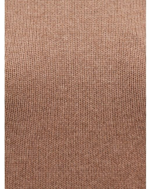 Max Mara Brown Round Neck Sweater