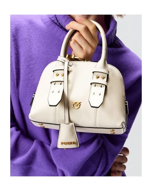 Pinko Natural Escape Mini Bowling Bag