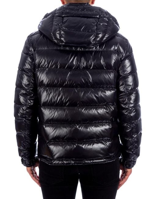 Valentino Blue Logo Patch Hooded Jacket for men