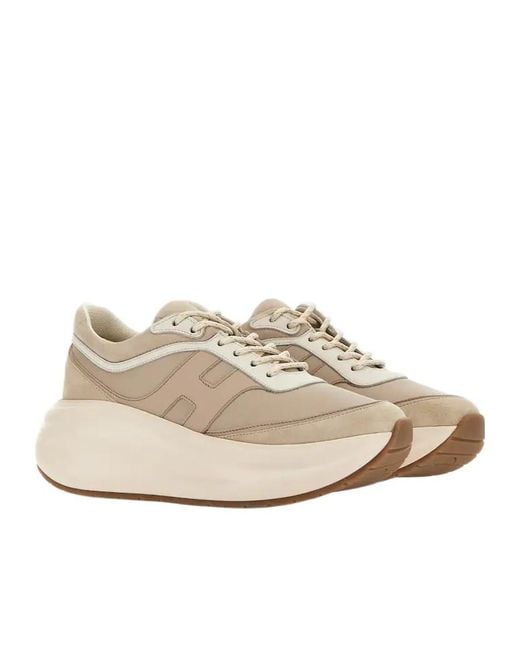 Hogan Natural H696 Chunky Runner Sneakers