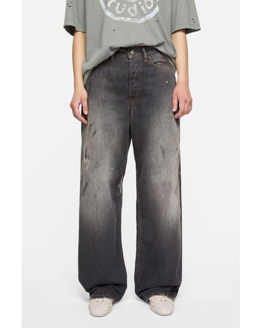 Acne Gray 1981 Loose Fit Jeans for men