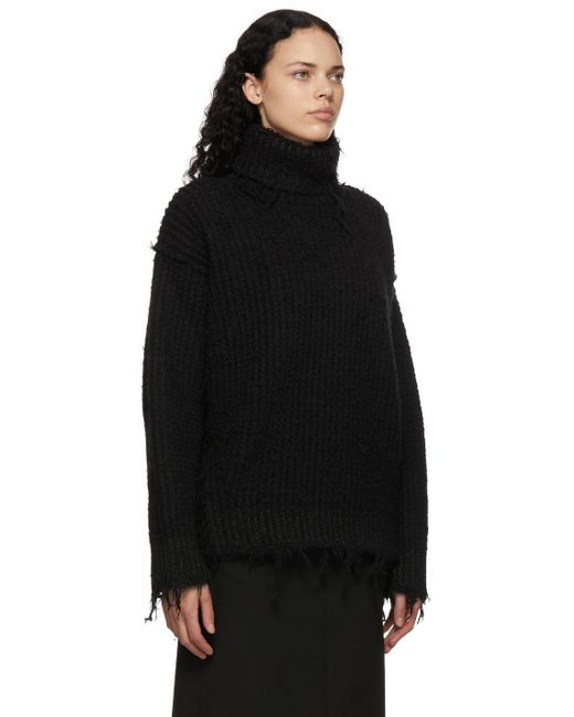 Moncler Black Knitted Pullover
