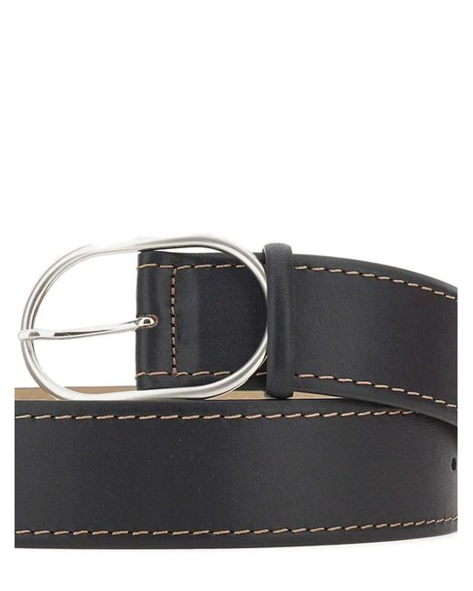 Gianni Chiarini White Contrast Stitch Belt