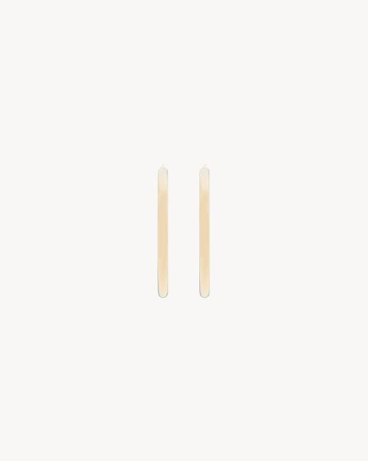 Saint Laurent Multicolor Circle Simple Earrings