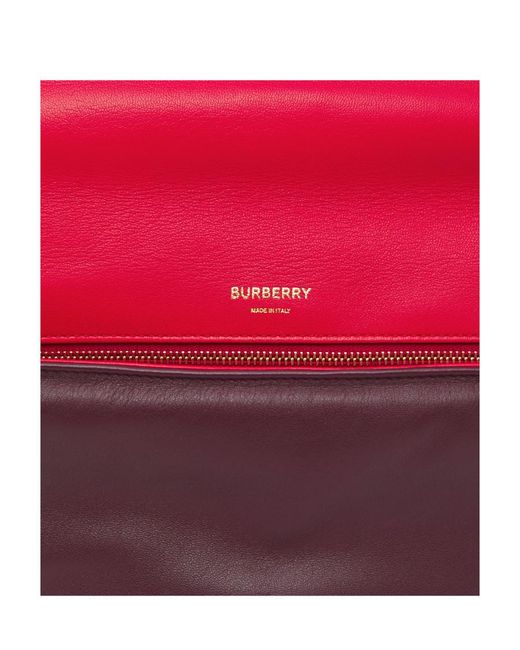Burberry Purple Small Olympia Shoulder Bag