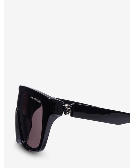 McQueen Multicolor Eyewear Shield Frame Sunglasses for men