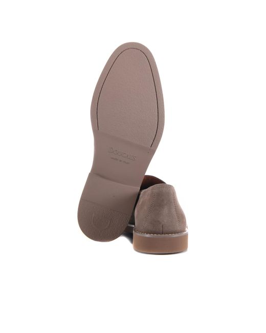 Doucal's Brown Earth Loafers for men