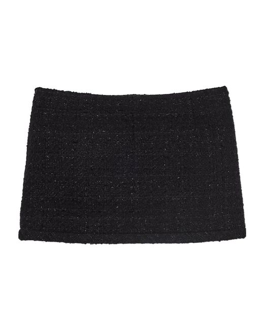 Marc Jacobs Black Tweed Mini Skirt