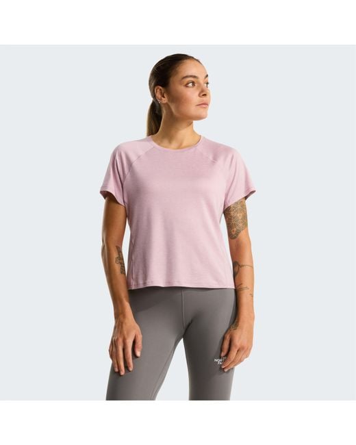 The North Face Pink Fitness Short Sleeve T-Shirt