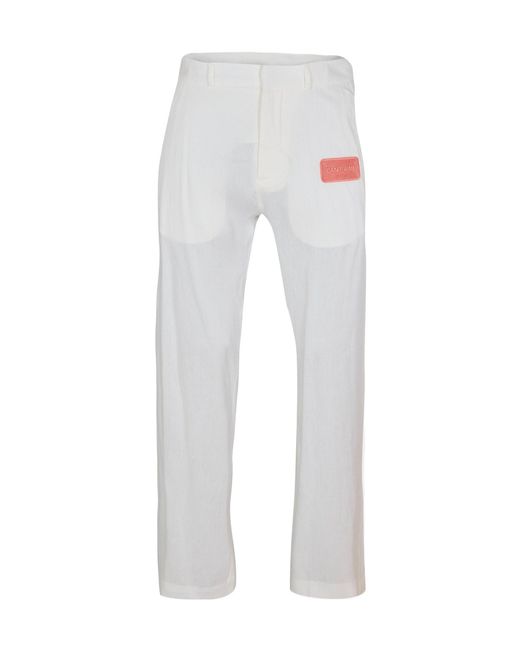 Off-White c/o Virgil Abloh White Logo Casual Pants for men