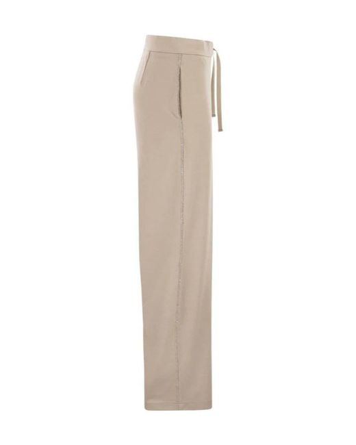Herno Natural Drawstring Jogger Trousers