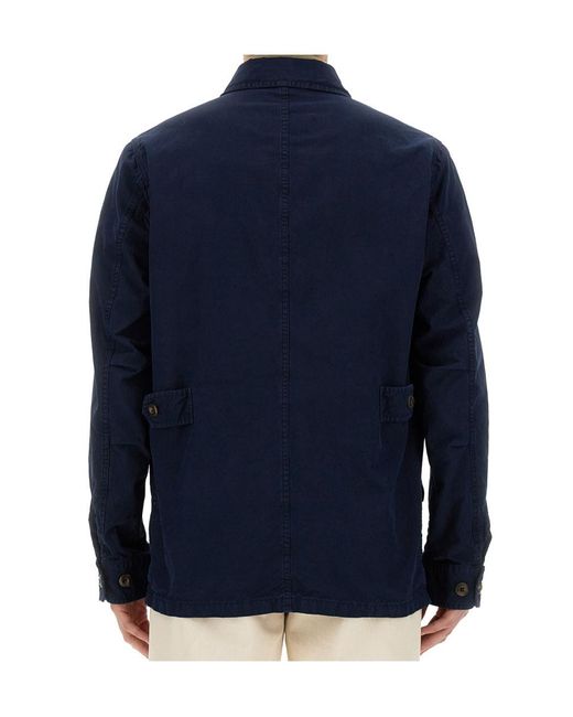 Fay Blue Classic Tailored Jacket for men