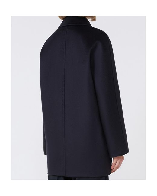 Max Mara Blue Studio Sheree Double-Breasted Blazer