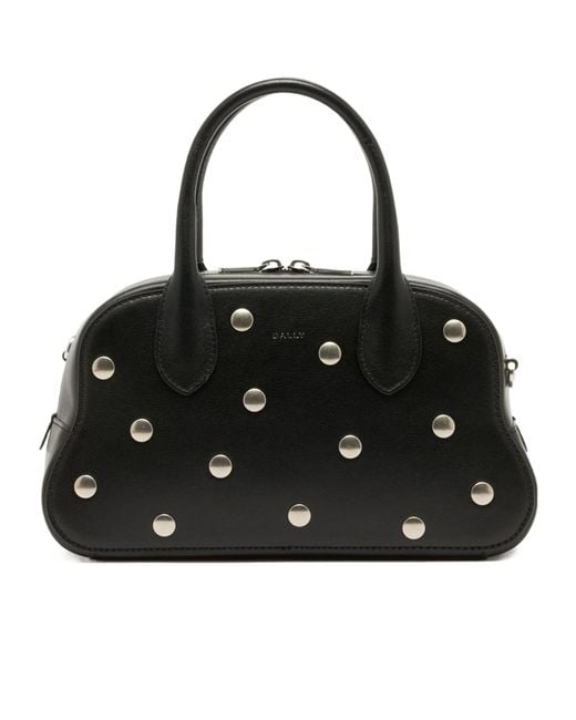 Bally Black Double Handle Tote Bag