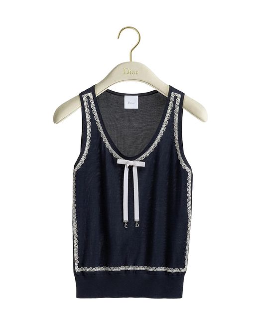 Dior Blue Sweater Vest