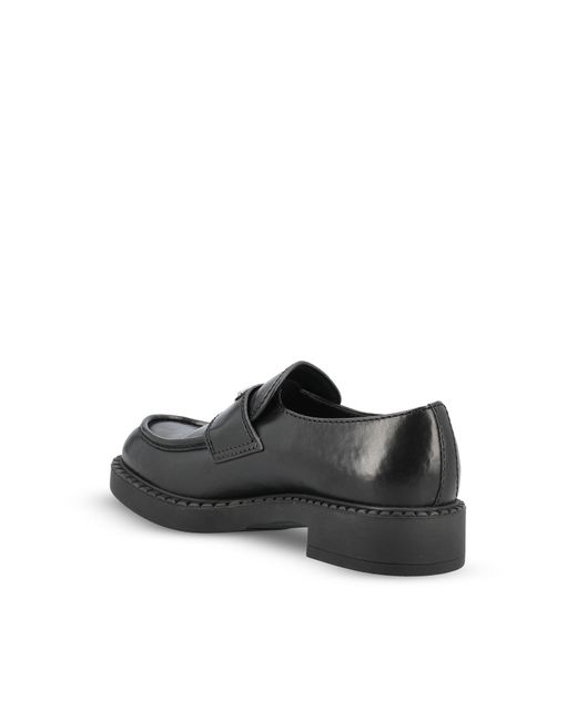 Prada Black Logo Loafers for men