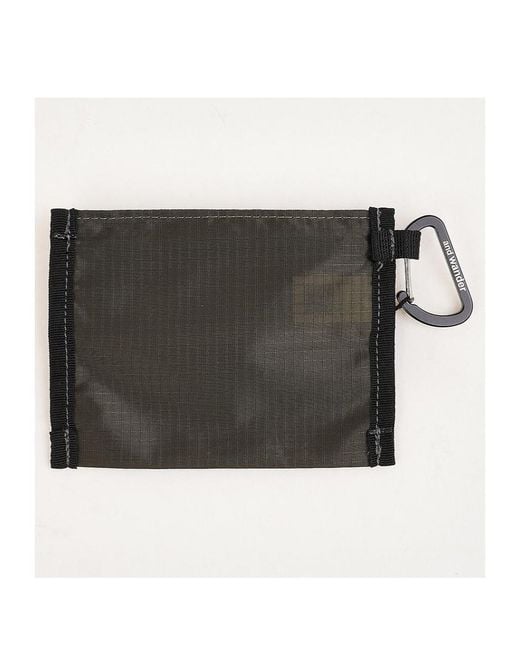 And Wander Black Mini Wallet for men
