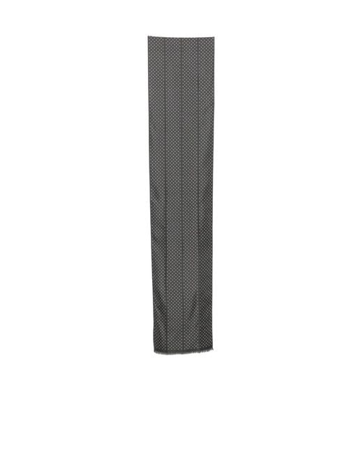Tom Ford Gray Large Polka Dot Scarf for men