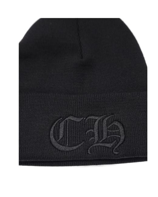 Chrome Hearts Black Knitted Hat for men