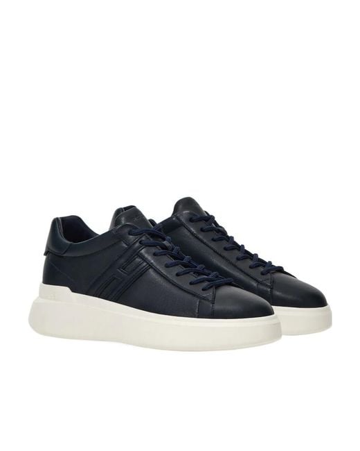 Hogan Blue H580 Lace-Up Sneakers for men