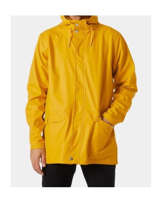 Helly Hansen Yellow Moss Raincoat for men