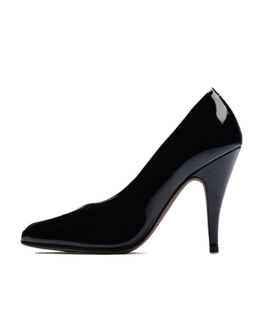 Maison Margiela Black Tabi Patent Pump