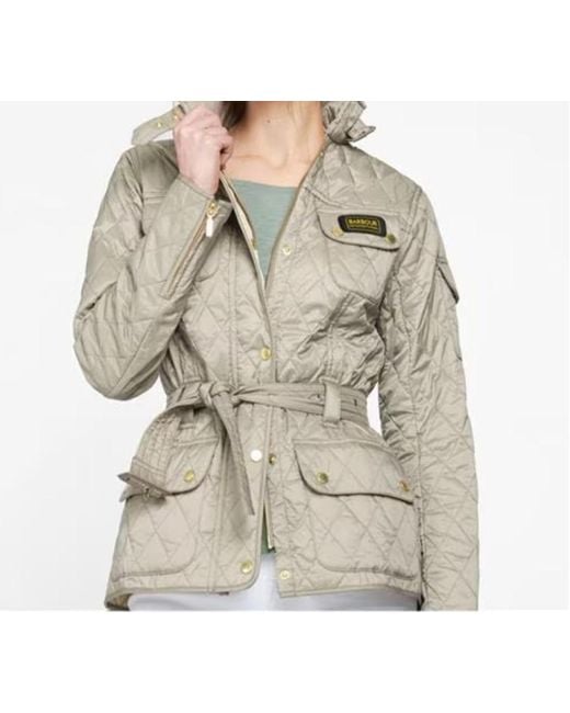 Barbour Gray Quilted Jacket