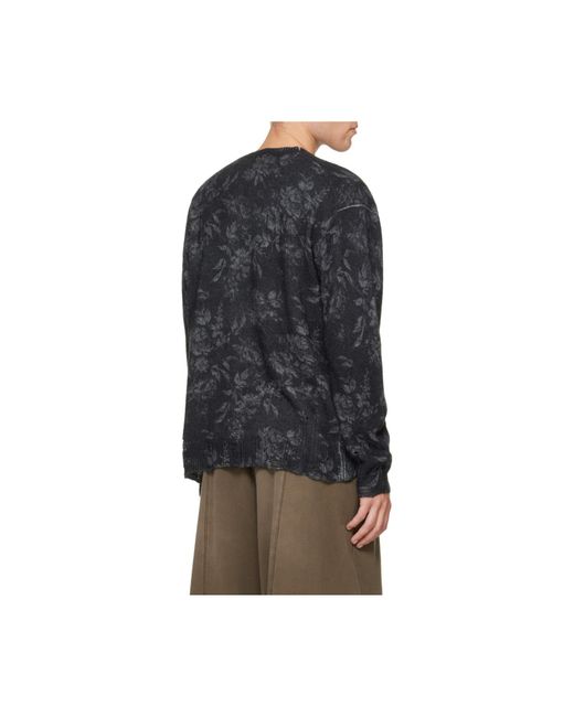 R13 Black Long-Sleeve Cardigan