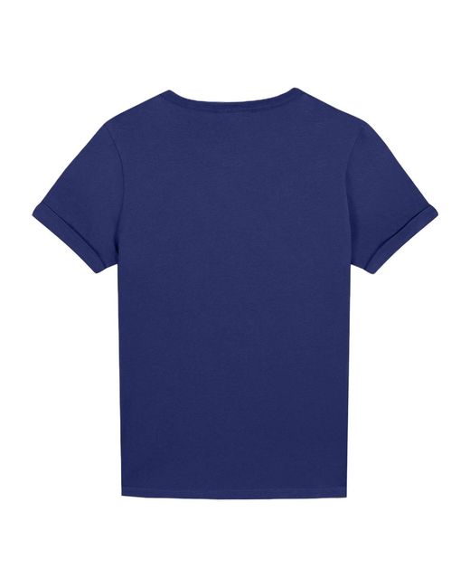 Maison Labiche Blue Crew-Neck T-Shirt