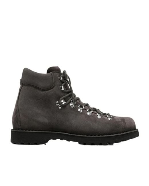 Diemme Black High-Top Lace-Up Boots for men