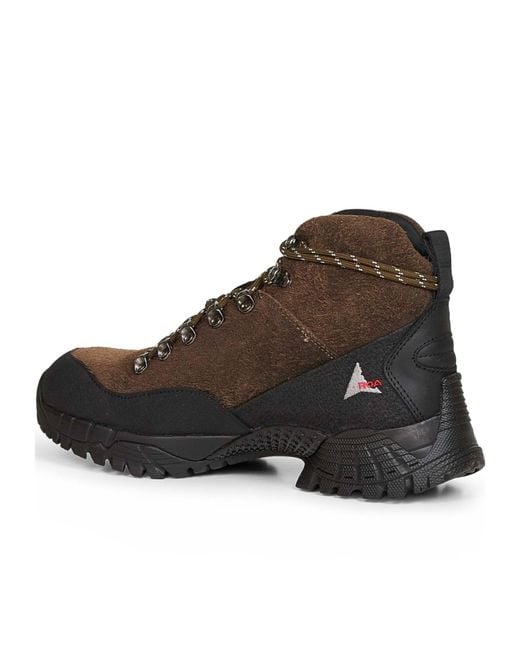 Roa Brown Round-Toe Sneakers for men