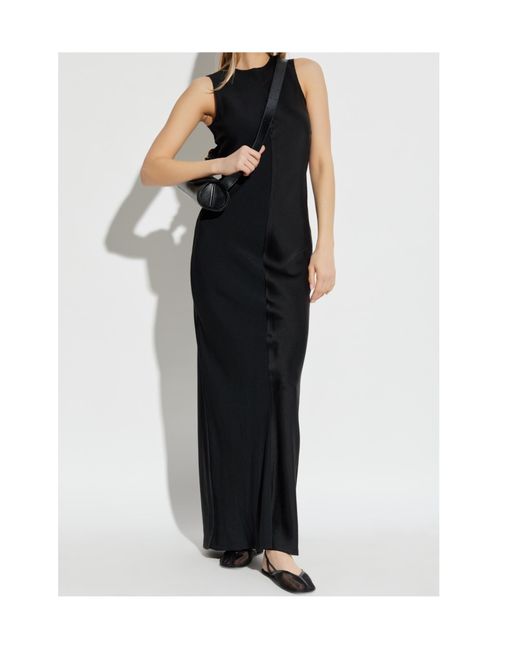 AMI Black Long Straight Dress