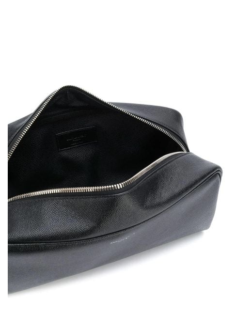 Saint Laurent Black Paris Grooming Case for men