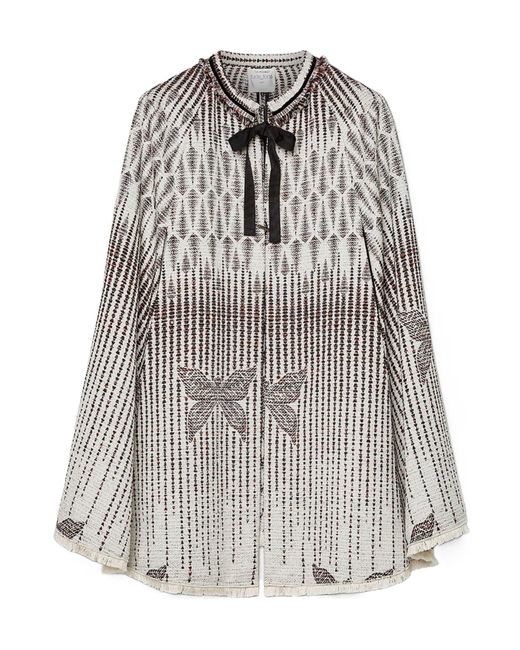 Forte Forte Gray Libelle Jacquard Cape
