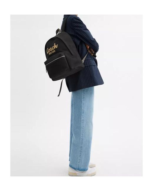 COACH Black Cargo Backpack